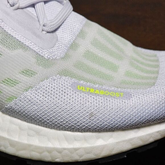 Adidas Ultraboost Summer Ready Running Shoes Grey White Green S.RDY FY3472 7.5 - Picture 15 of 16